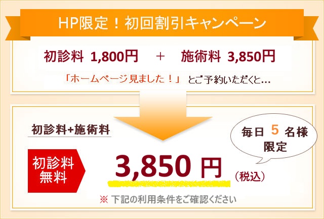 初回割引キャンペーン